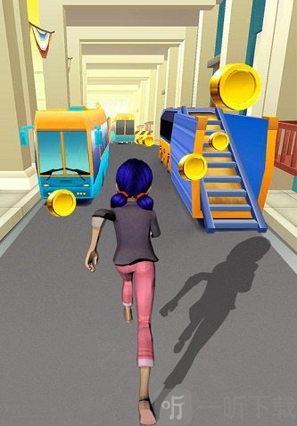 地铁少女冒险冲刺3D