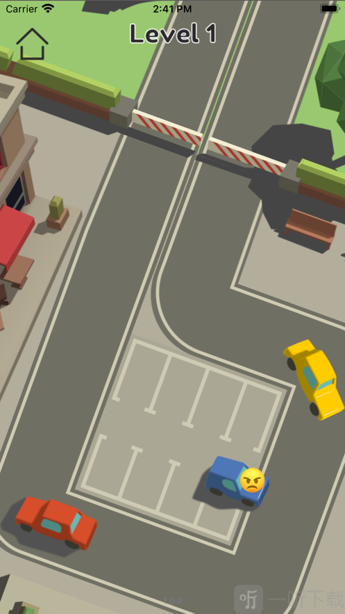 停车卡纸停车场拼图3D