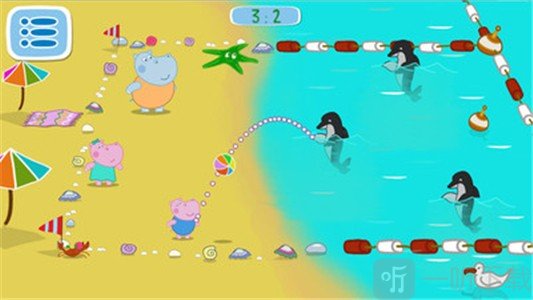 河马佩奇海滩冒险