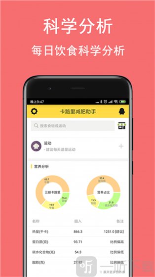 卡路里减肥助手
