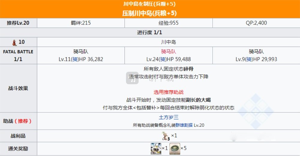 fgo最終本能寺壓制關卡配置 信長總進擊壓制副本配置