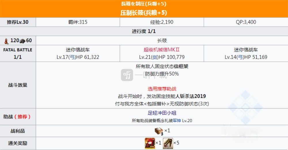 fgo最終本能寺壓制關卡配置 信長總進擊壓制副本配置