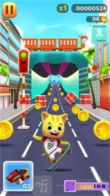 我的小猫跑步者