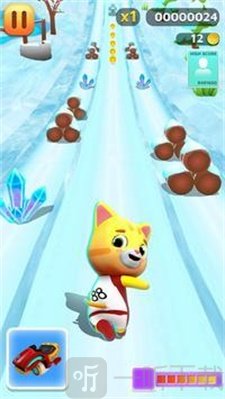 我的小猫跑步者