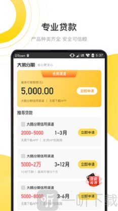 大鹅分期贷款