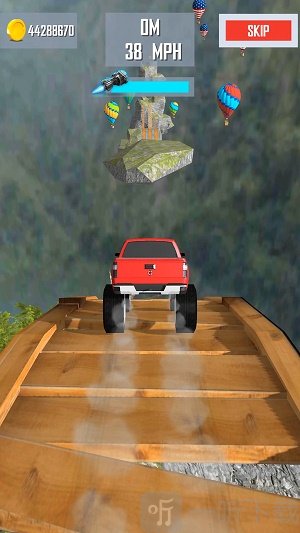 坡道跳车