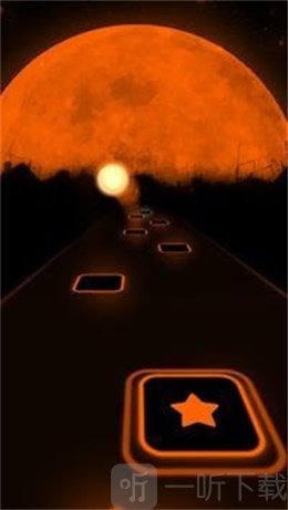 霓虹灯瓷砖跳跃