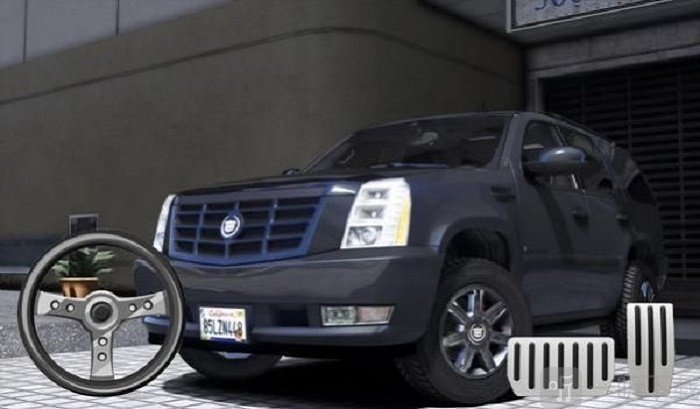 驾驶凯迪拉克凯雷德suv