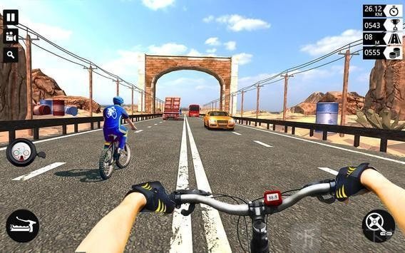 极限自行车赛公路骑手