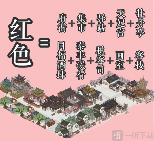 江南百景图色系布局怎么玩 色系建筑布局介绍