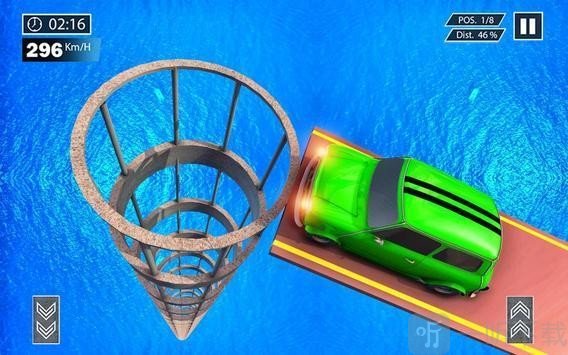 超级坡道特技赛车