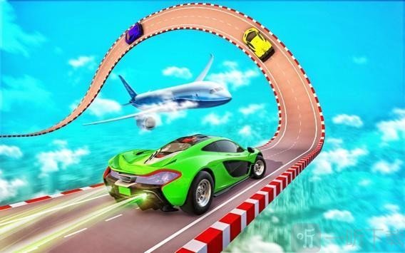 超级坡道特技赛车