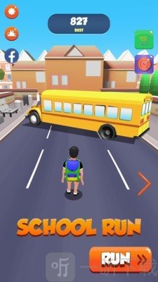 熊孩纸追校车