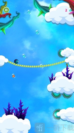 滚动的绳索天空