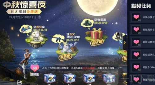 和平精英中秋惊喜夜有什么奖励 中秋惊喜夜活动内容一览