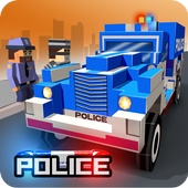 驾驶警车巡逻黑市
