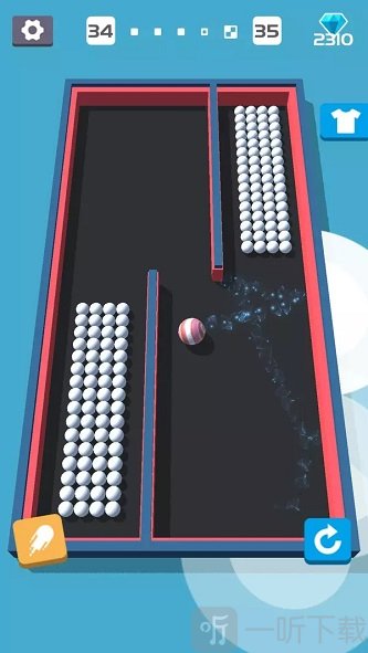 愤怒的小球3D保龄球