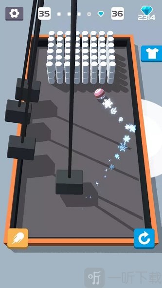 愤怒的小球3D保龄球