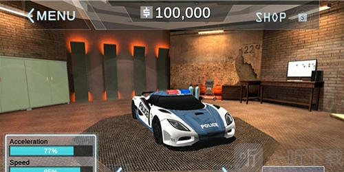 警车司机模拟器