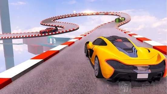 巨型坡道汽车跳跃特技3D