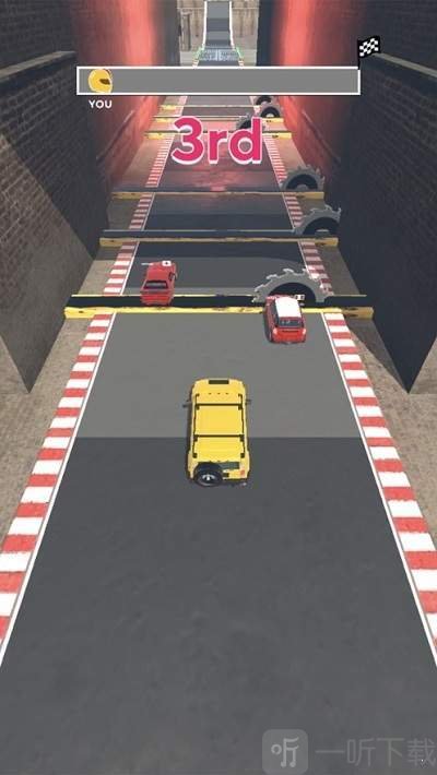 砸碎赛车