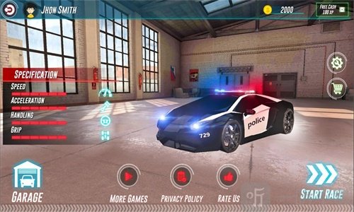 警车追逐3D