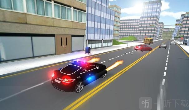 警察司机死亡赛跑