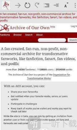 ao3中文版
