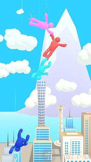 从空中掉下