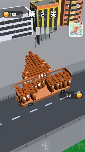 拥挤公交车