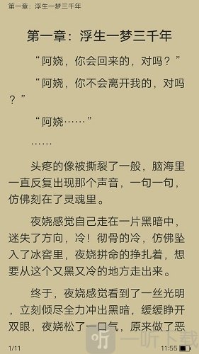 掌上小说阅读器