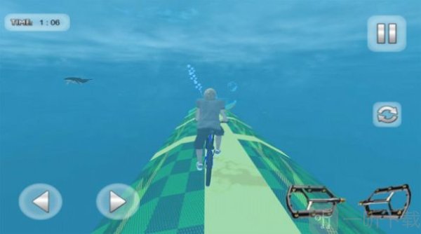 海底特技自行车