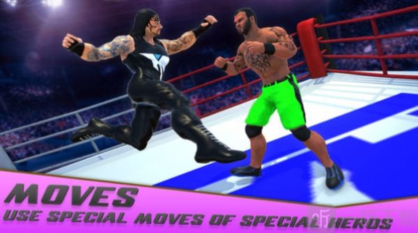 明星摔跤赛游戏