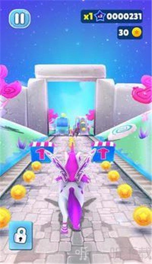 魔法小马奔跑