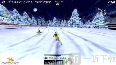 雪地摩托停车