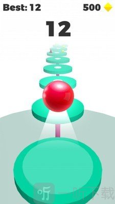 跳舞的球滚动跳一跳