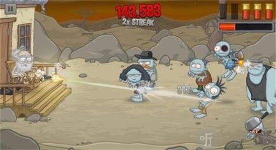 多种武器选择,手枪,棒球棍,砍刀等等,你将挑战街头的整个僵尸