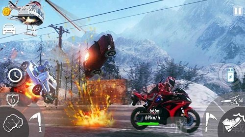 死亡摇摆摩托车