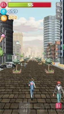 口罩跑步者