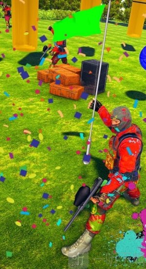 彩弹团队射击