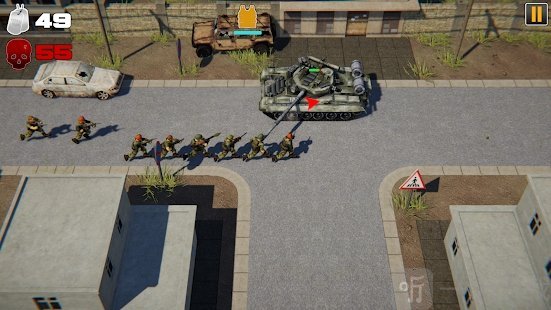 雇佣兵战斗冲锋