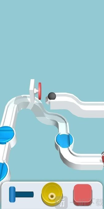 滚珠滑动3d