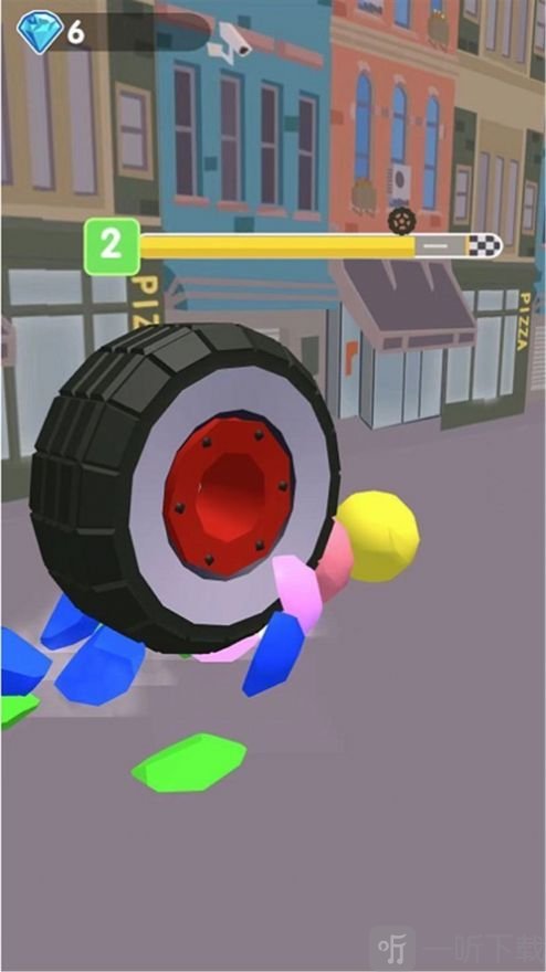 车轮压一压3D