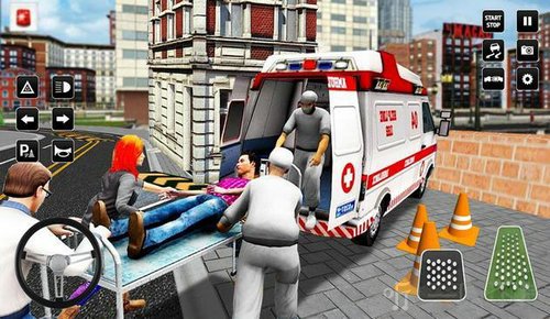 3D救生员救生车