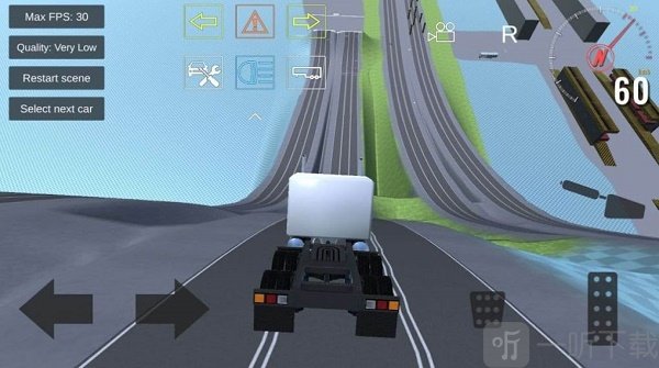 碰撞测试模拟器销毁汽车