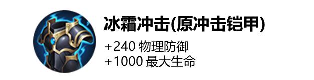 王者荣耀新版冲击铠甲有什么用 冰霜冲击装备属性解析