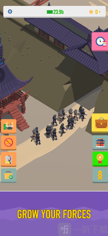 空闲武士3D忍者大亨