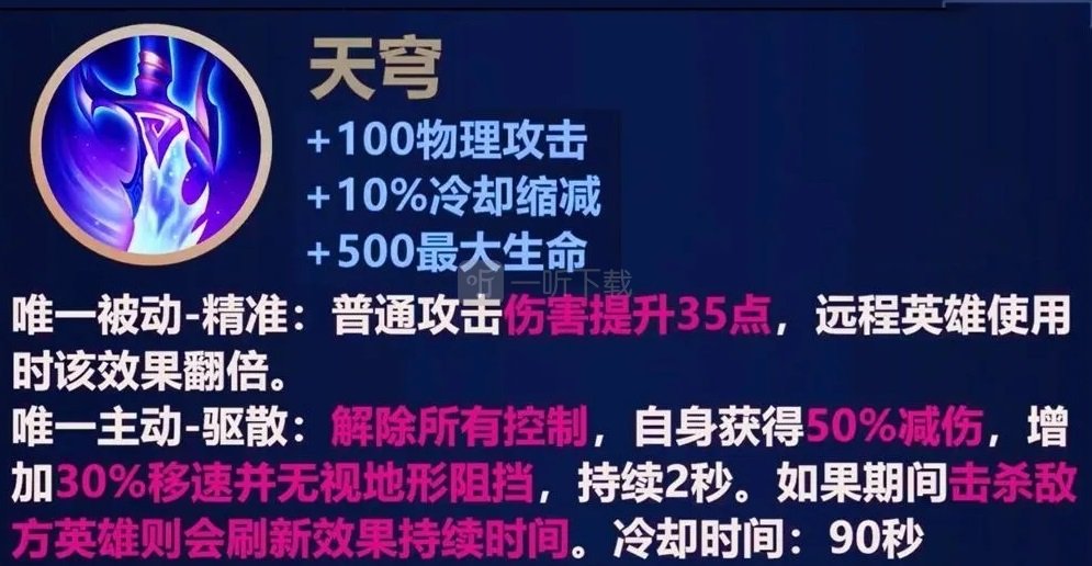 王者榮耀天穹裝備怎么樣 進化新裝備天穹屬性強度解析