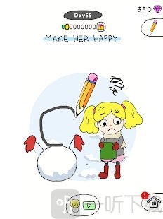画出Happy拼图