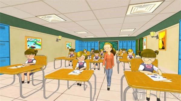 校园女孩火柴人安卓版